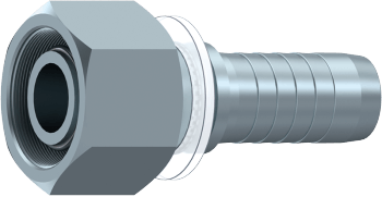 Cupla rotativa dreapta cu filet interior metric