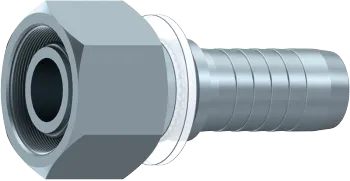 Cupla rotativa dreapta cu filet interior metric