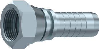 Cupla rotativa cu etansare plana cu filet interior 3/8&QUOT; BSP, furtun DN 5/16&QUOT;