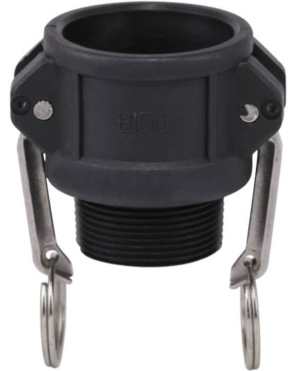 Cupla KAMLOK din PP, cu filet exterior, tip B