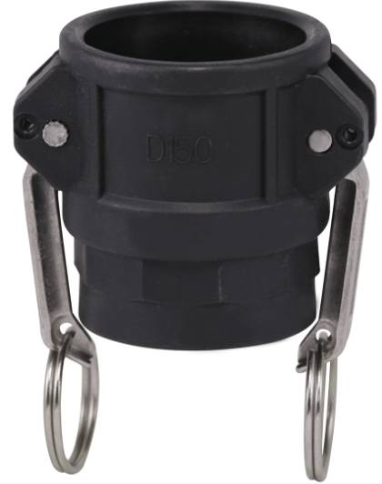 Cupla KAMLOK din PP, cu filet interior, tip D