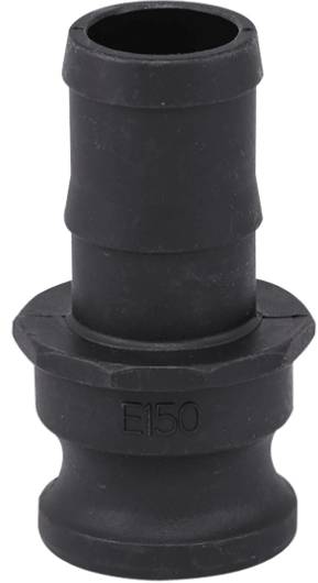 Conector KAMLOK din PP, cu conector furtun, tip E
