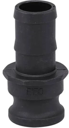 Conector KAMLOK din PP, cu conector furtun, tip E