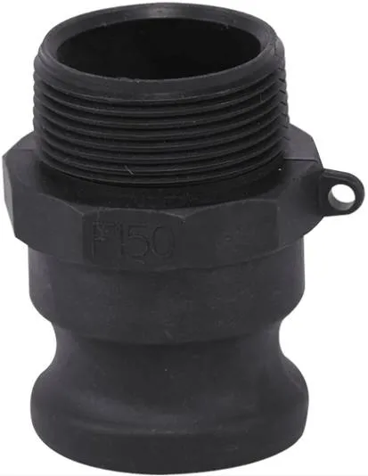 Conector KAMLOK din PP, cu filet exterior, tip F