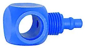 Cuple push-on banjo simple cu filet cilindric exterior - POM