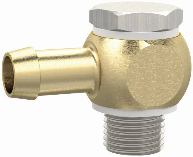 Cupla L banjo cu filet exterior si adaptor furtun