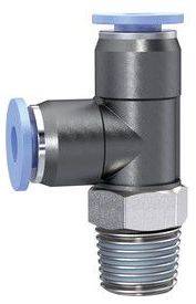 Cupla L-T push-in, filet exterior cu O-ring, seria Mini, R 1/8&QUOT; - 4 mm