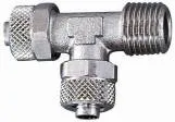 Cuple L-T push-on cu filet exterior conic, alama nichelata