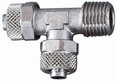 Cuple L-T push-on cu filet exterior conic, alama nichelata