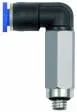 Cupla L push-in extins cu filet exterior si O-ring, seria Mini