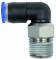 Cupla L push-in cu filet exterior, seria Mini, R 1/8&QUOT; - 4 mm