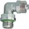 Cupla L push-on 8/6 mm cu filet cilindric exterior G 1/4&QUOT; cu O-ring, alama nichelata