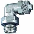 Cupla L push-on cu filet cilindric exterior, alama nichelata