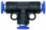 Cupla T push-in 4 mm - 4 mm, seria Mini