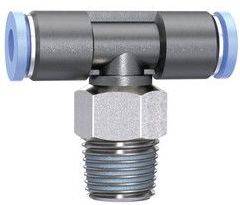 Cupla T push-in, filet exterior cu O-ring, seria Mini, M 5 - 4 mm