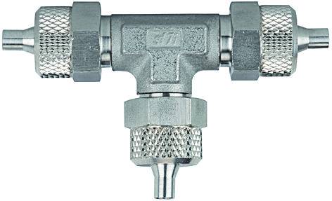 Cupla T push-on 8/6, Inox 1.4571