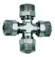 Cuple X push-on, alama nichelata