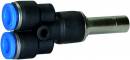Cupla Y push-in 3 mm cu adaptor 3 mm, seria Mini