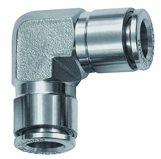 Cupla L push-in, seria Inox