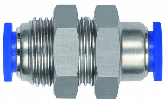 Cupla dreapta push-in pentru panou, seria Mini, 4 mm