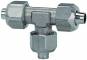 Cupla T push-on 6/4, Inox 1.4404