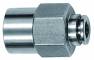 Cupla dreapta push-in cu filet interior, seria Inox, G 3/8&QUOT; - 8 mm