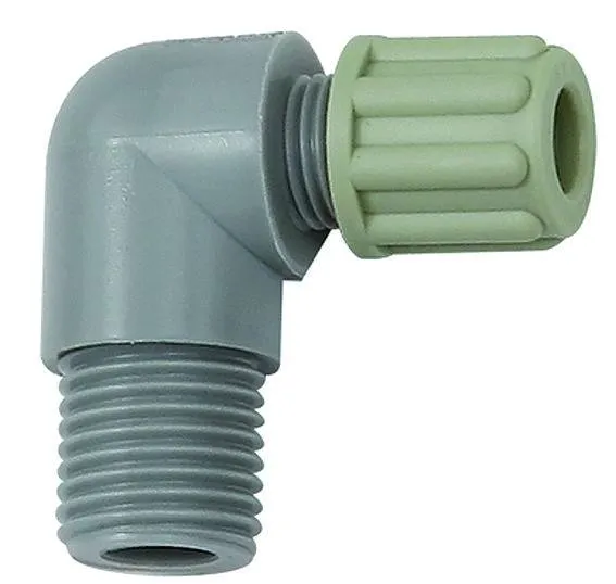 Cuple L push-on cu filet cilindric exterior - Poliamida