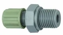 Cuple dreapte push-on cu filet cilindric exterior- Poliamida