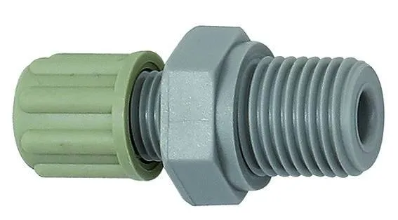 Cuple dreapte push-on cu filet cilindric exterior- Poliamida