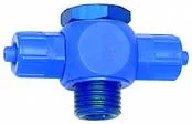 Cuple T banjo push-on cu filet cilindric exterior - POM