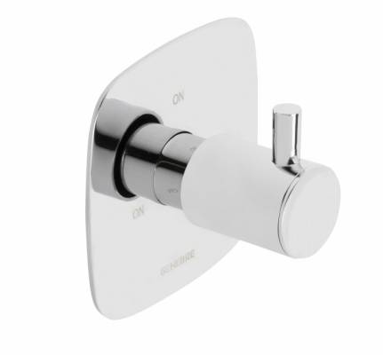 Divertor incastrat 3 pozitii cu placa ovala