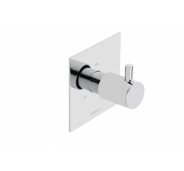 Divertor incastrat 3 pozitii cu placa patrata