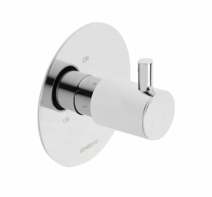 Divertor incastrat 3 pozitii cu placa rotunda