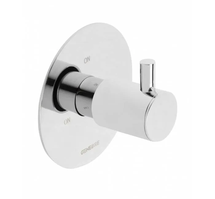 Divertor incastrat 3 pozitii cu placa rotunda