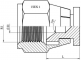 Dop cu filet interior JIC 37° 7/8&QUOT; 14h UNF, otel