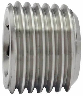 Dop inecat cu hexagon intern, filet R 3/8&QUOT;, inox 1.4571