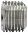 Dop inecat cu hexagon intern, din inox 1.4571