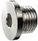 Dop cu hexagon intern, filet G 3/4&QUOT; fara O-ring, alama nichelata