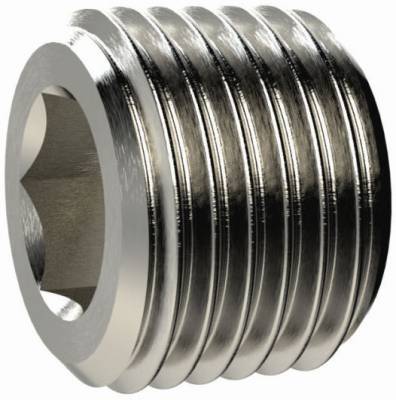 Dop inecat cu hexagon intern, filet R 3/4&QUOT;, alama nichelata