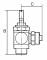 Drosel cu filet exterior/interior M5, droselizare furtun - filet