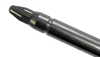 Pistol aer din plastic de inalta calitate, tub 90 mm si duza cu amortizor zgomot