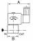 Electroventil 2/2 din Inox, NC, actionare directa, 230 V AC, FPM, G 1/4&QUOT;
