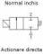 Electroventil 2/2, NC, actionare directa, 24 V DC, G 1/4&QUOT;, 0 - 9 bar
