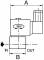 Electroventil 2/2, NC, actionare directa, 24 V DC, NBR, G 1/8&QUOT;, PN 8