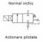 Electroventil 2/2, normal inchis, actionare pilotata