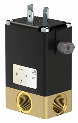 Electroventile 3/2 separate de mediu, actionare directa