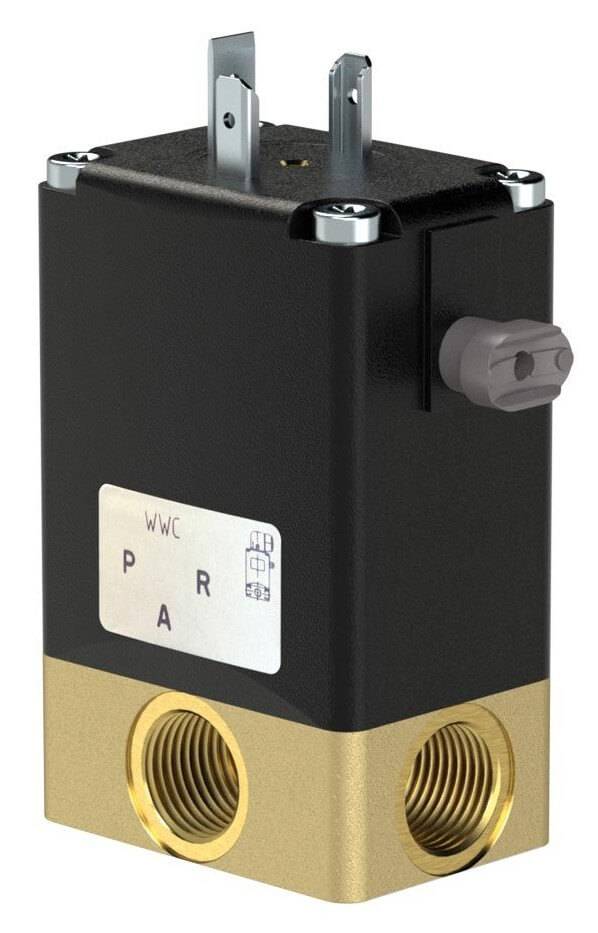 Electroventile 3/2 separate de mediu, actionare directa