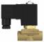 2/2 solenoid valve, NC, directly operated, 24 V DC, FPM, G 1/4&QUOT;, 0 - 16 bar