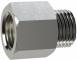 Extensie scurta cu filet exterior G 1/4&QUOT; - interior G 3/8&QUOT;, alama nichelata