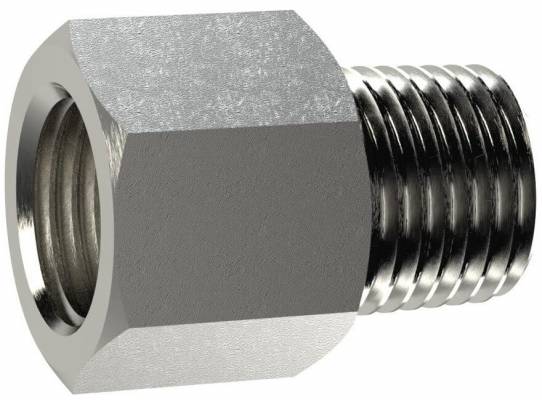 Extensie scurta cu filet exterior R 1/2&QUOT; - interior G 1/2&QUOT;, alama nichelata